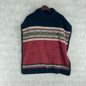Nomadic Traders Poncho Sweater Womens S/M 3765